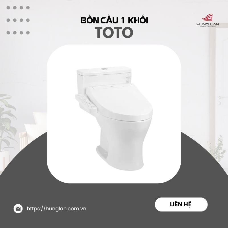bồn cầu 1 khối toto