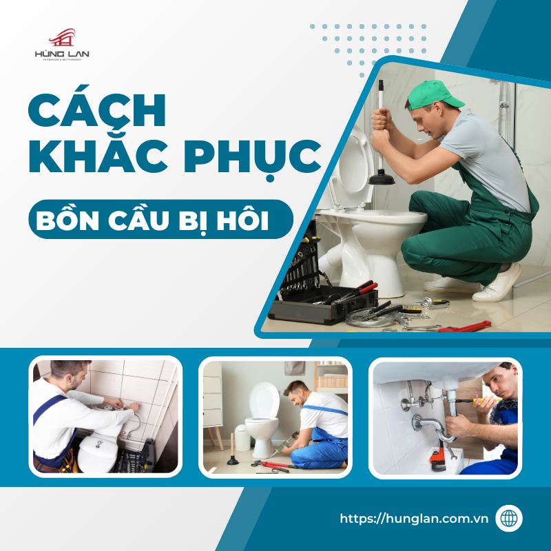 cách khắc phục bồn cầu bị hôi
