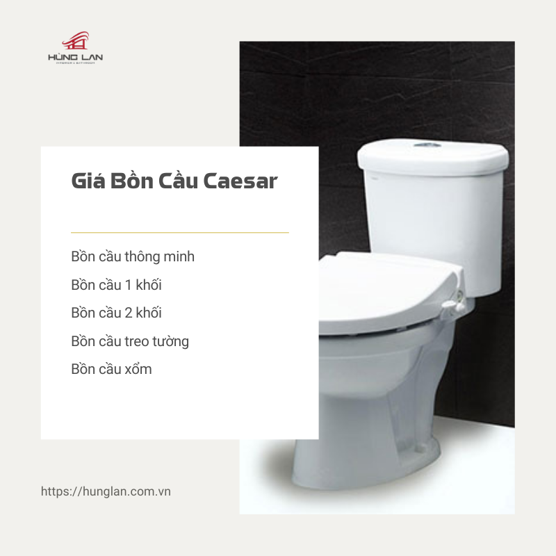 Giá bồn cầu caesar