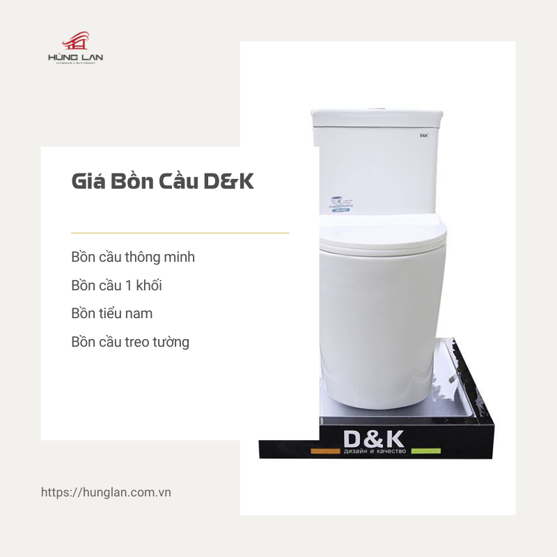 giá bồn cầu d&k