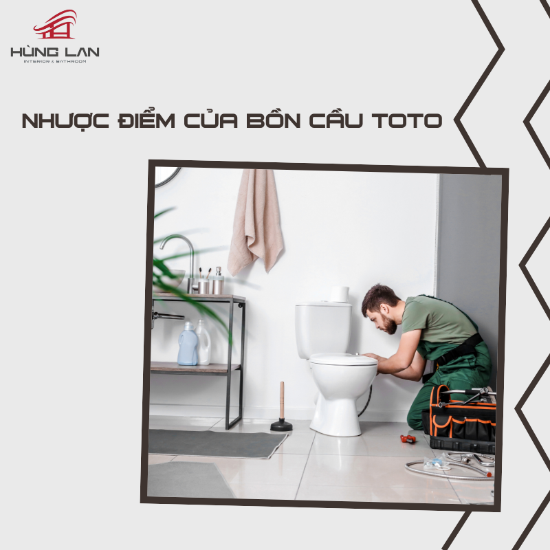 nhược điểm của bồn cầu toto
