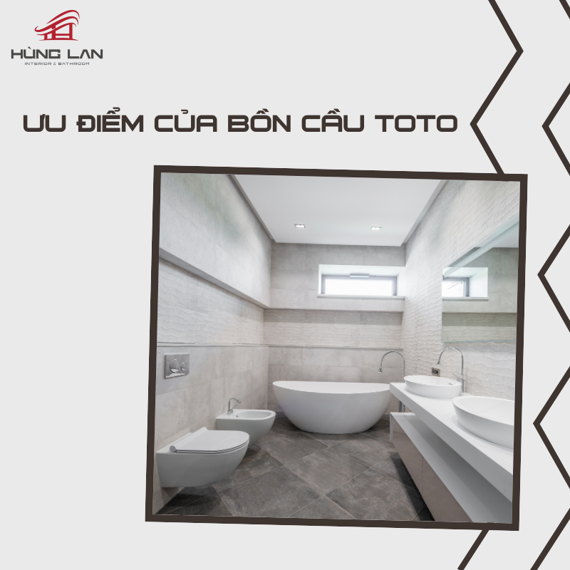 Ưu điểm của bồn cầu toto