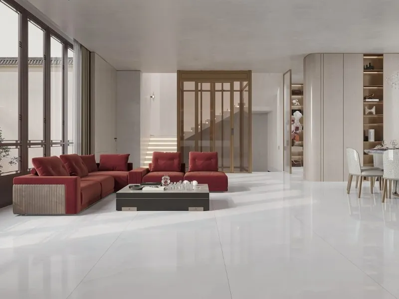 16+ mẫu gạch lát nền phòng khách 100x100 được yêu thích trong thiết kế nhà hiện đại