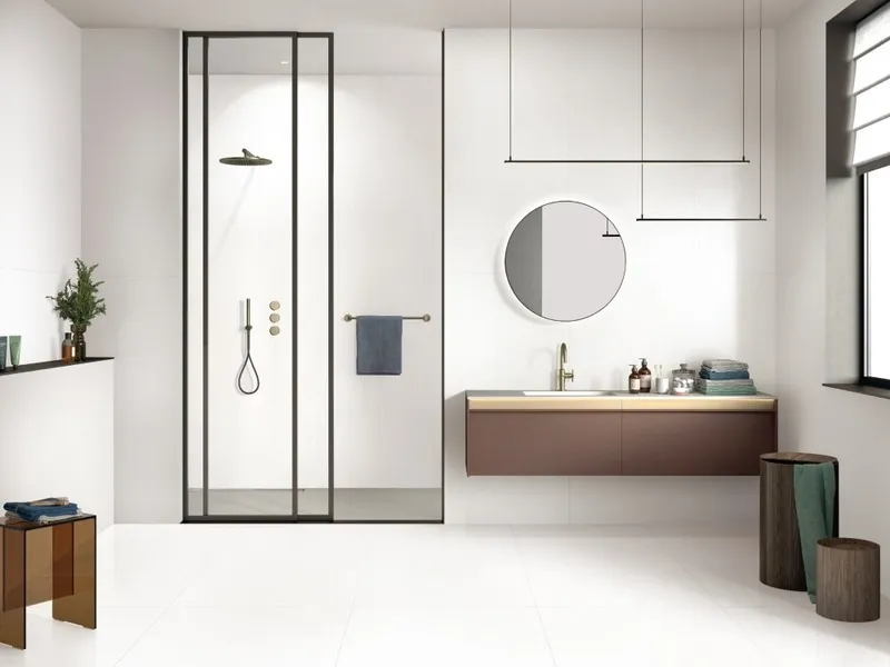 40 mẫu gạch ốp nhà tắm màu trắng đẹp, sang trọng và dễ phối nhất