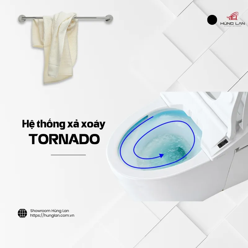 Hệ thống xả xoáy Tornado của TOTO có gì đặc biệt?
