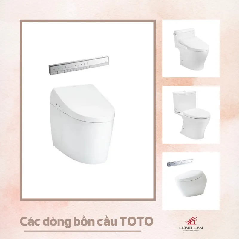 Tổng hợp phân loại các dòng bồn cầu TOTO hiện nay trên thị trường