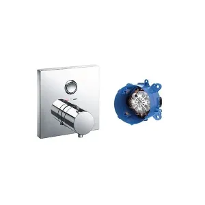 Van điều chỉnh nhiệt độ kèm van dừng và phụ kiện âm tường TOTO TBV02405B/TBN01001B