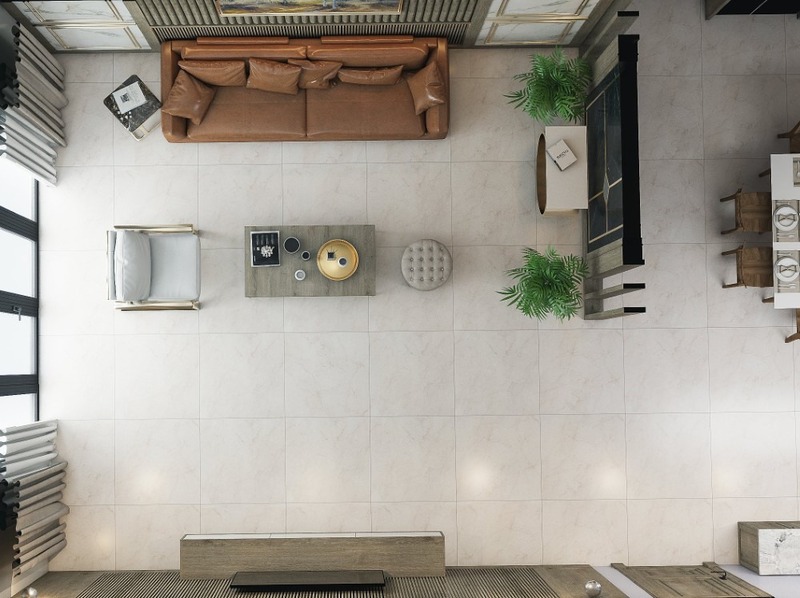 Ứng dụng gạch lát nền 90x90cm phổ biến theo không gian sống