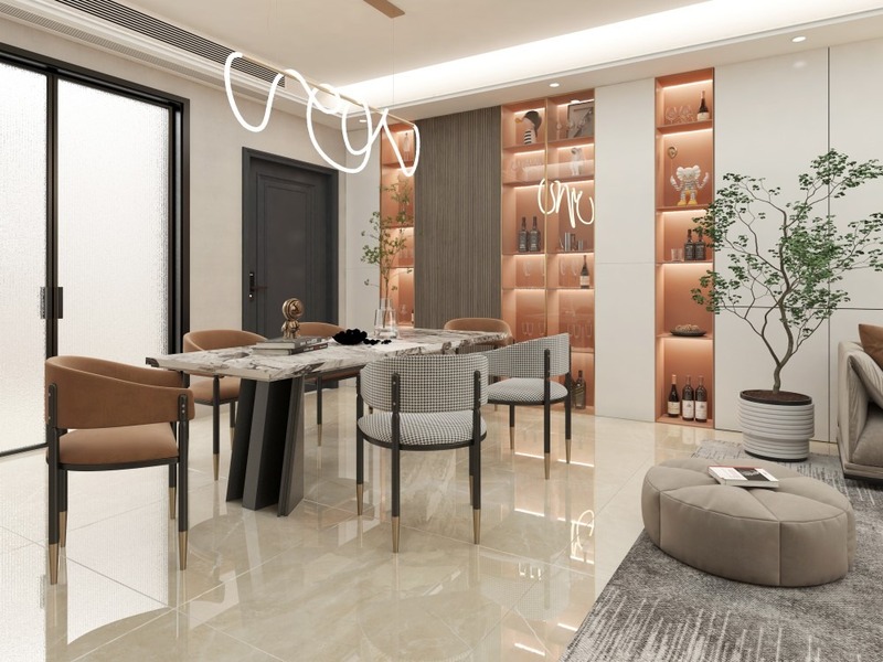 Gạch lát nền Tây Ban Nha cho phòng khách
