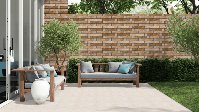 Gạch ốp tường trang trí mặt tiền