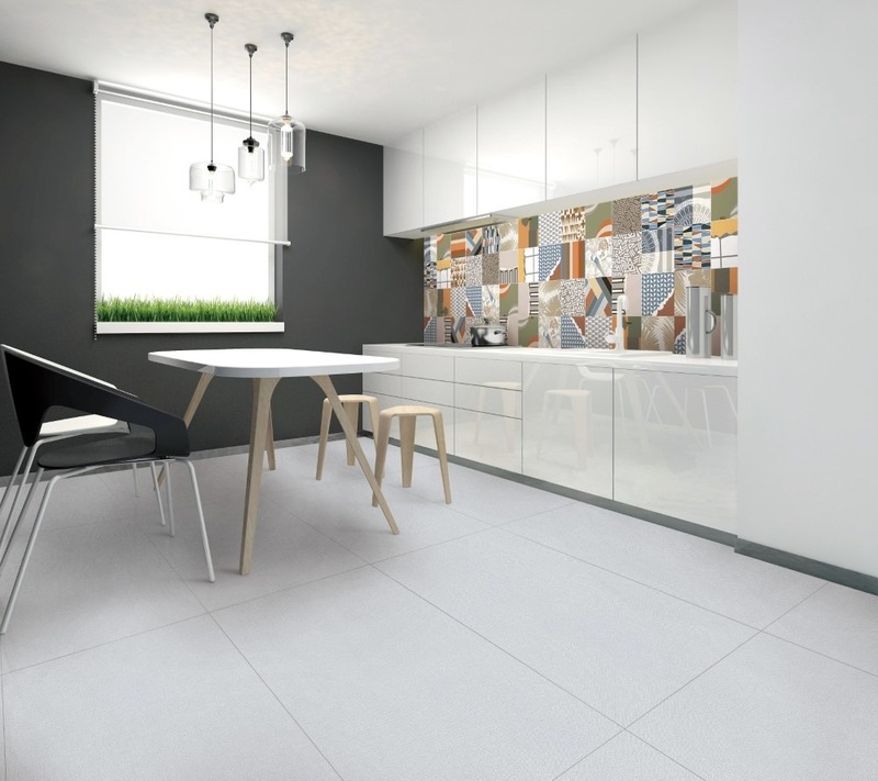 Gạch ốp tường trang trí phòng bếp