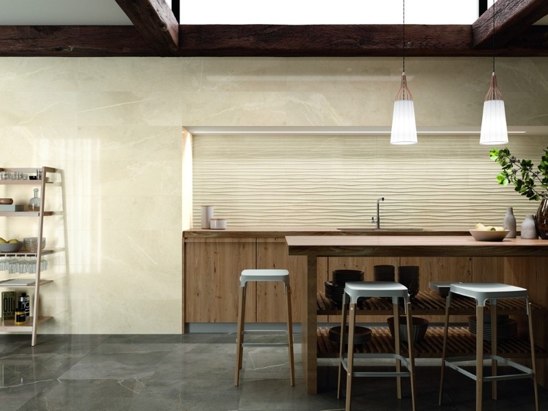 Gạch Tây Ban Nha 60x60cm lát phòng bếp