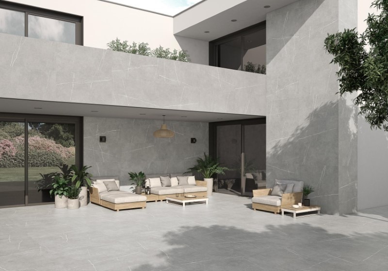 Gạch Tây Ban Nha 60x60cm lát ban công, khu vực công cộng