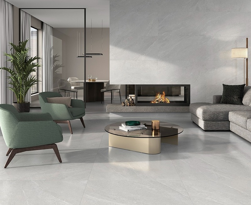 Kích thước 60x120cm ốp tường phòng khách