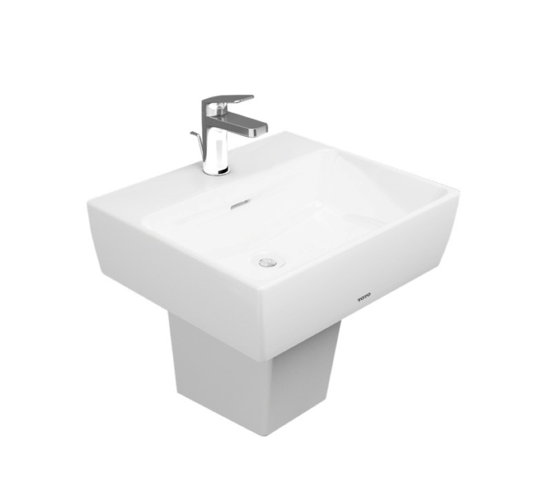 Kích thước tiêu chuẩn của chậu rửa mặt chân lửng