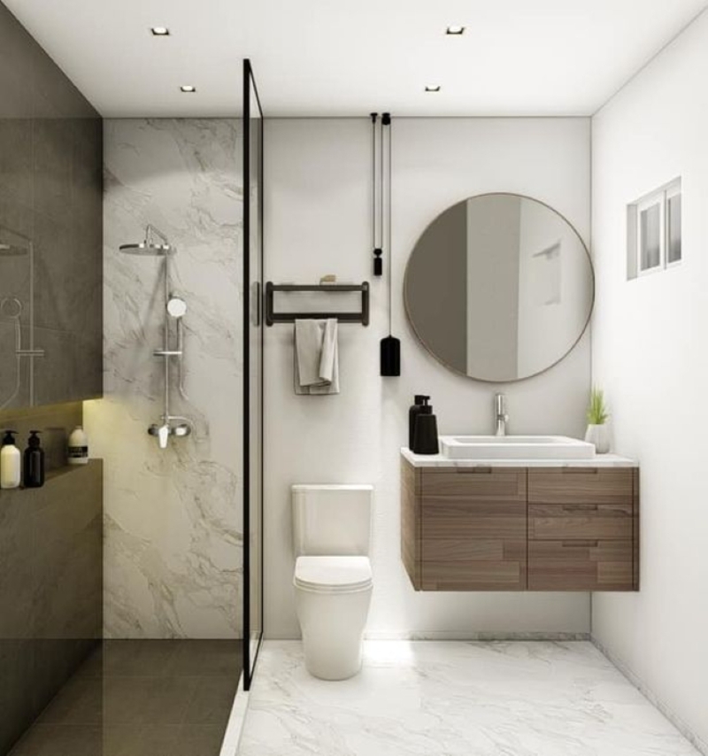 Mẫu bồn cầu 1 khối cho chung cư, villa cao cấp