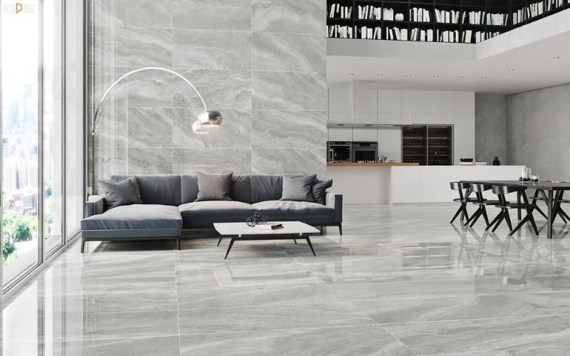Hướng dẫn, mẹo lựa chọn gạch lát nền cho phòng khách