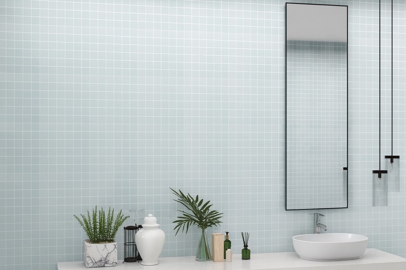 Gạch mosaic ốp tường nhà tắm