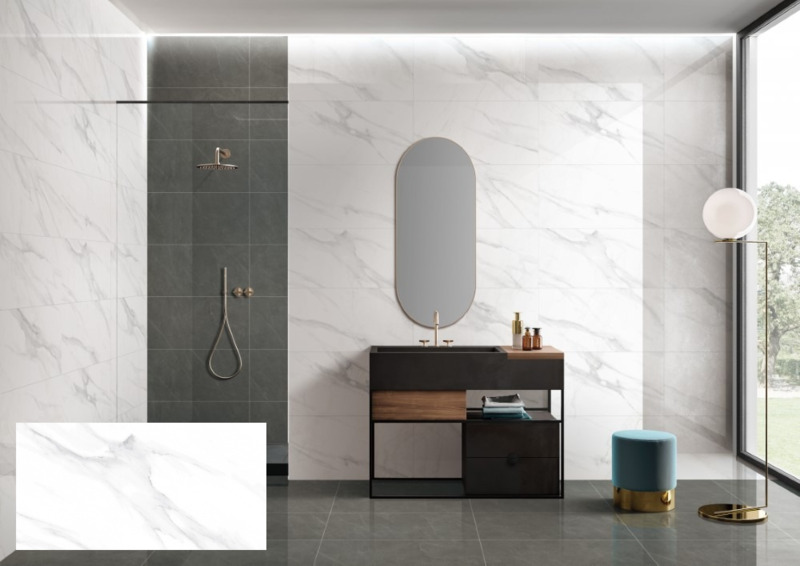 Chọn kích thước gạch theo diện tích phòng tắm